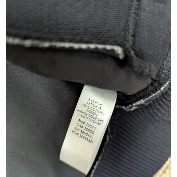 Calvin Klein Full Button Black 100% Cotton Women's Vest Size Large - Picture 8 of 8